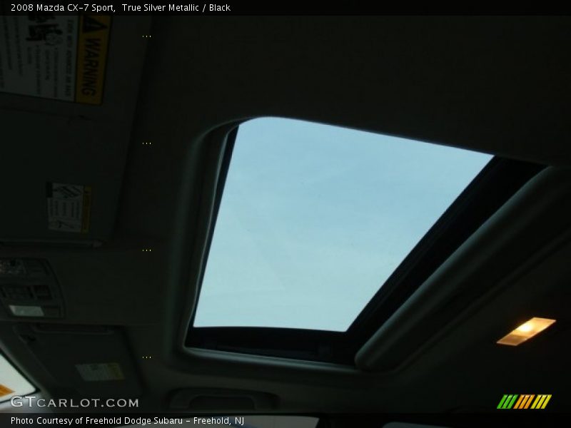 True Silver Metallic / Black 2008 Mazda CX-7 Sport