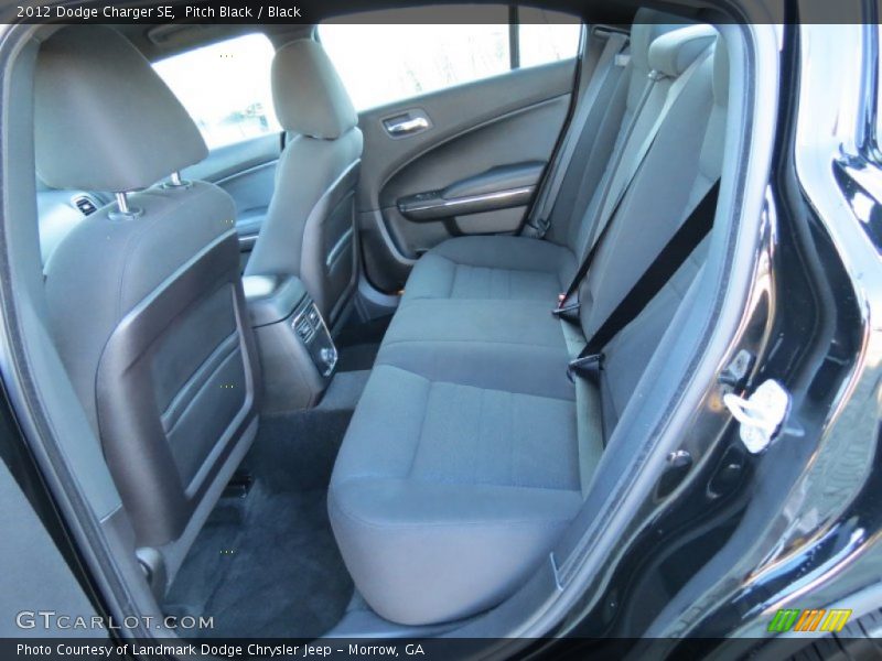 Pitch Black / Black 2012 Dodge Charger SE