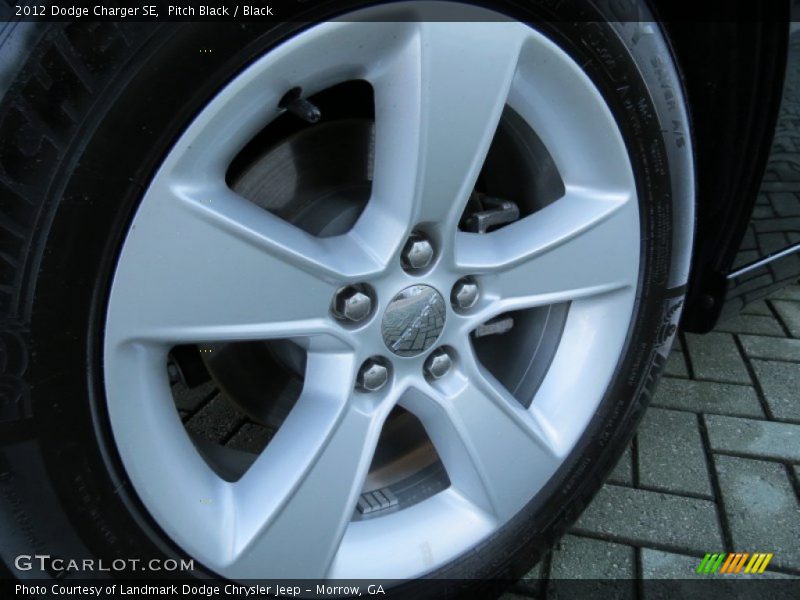 Pitch Black / Black 2012 Dodge Charger SE