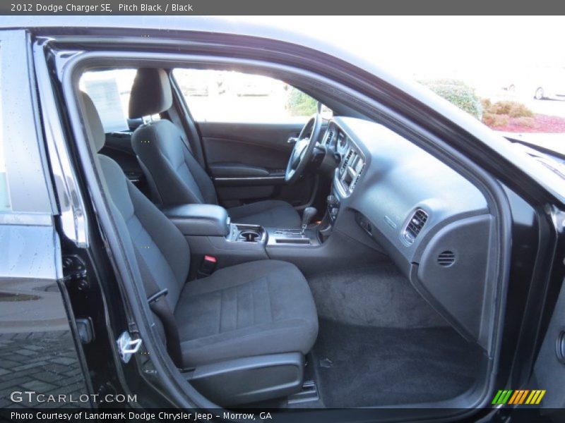 Pitch Black / Black 2012 Dodge Charger SE