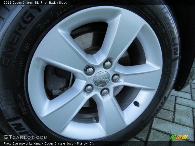 Pitch Black / Black 2012 Dodge Charger SE