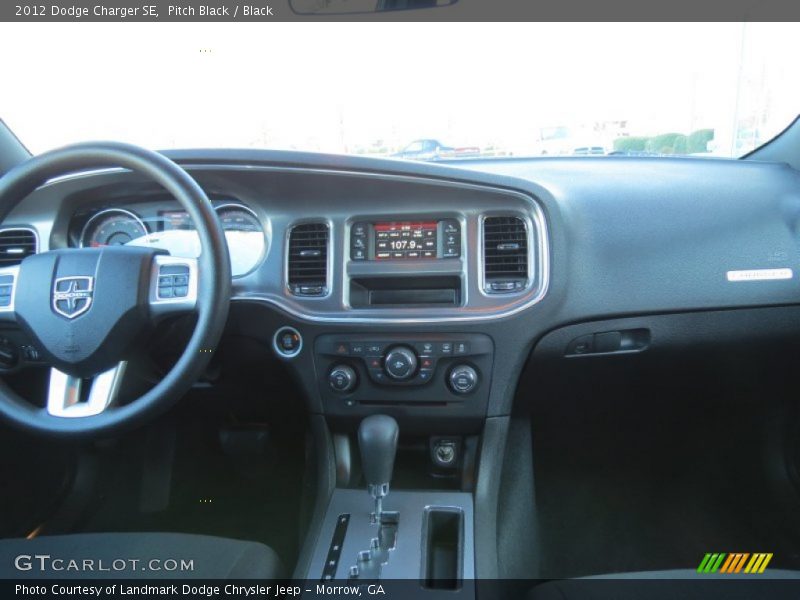 Pitch Black / Black 2012 Dodge Charger SE