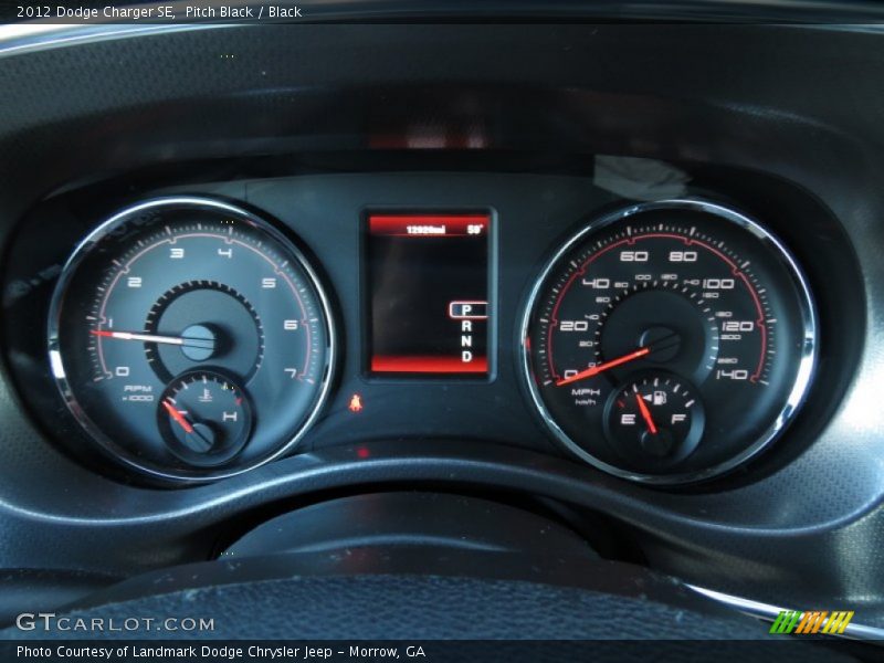Pitch Black / Black 2012 Dodge Charger SE