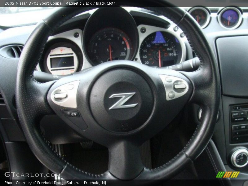 Magnetic Black / Black Cloth 2009 Nissan 370Z Sport Coupe