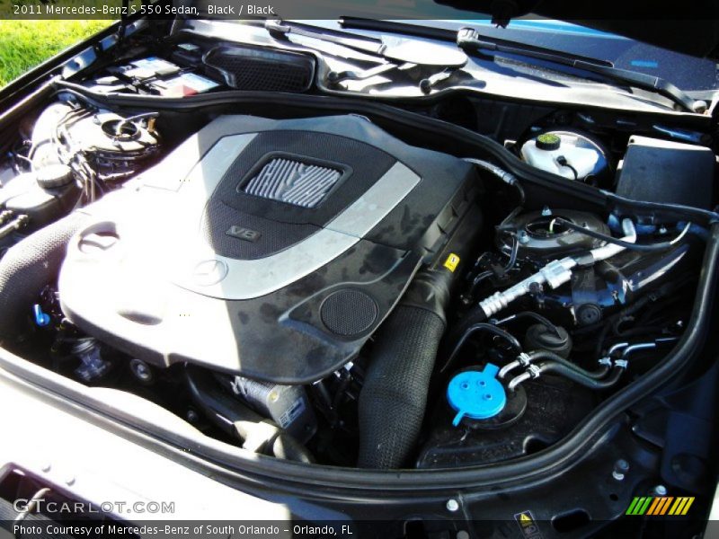 Black / Black 2011 Mercedes-Benz S 550 Sedan