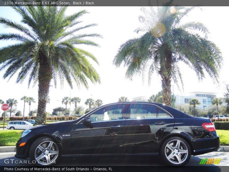 Black / Black 2010 Mercedes-Benz E 63 AMG Sedan