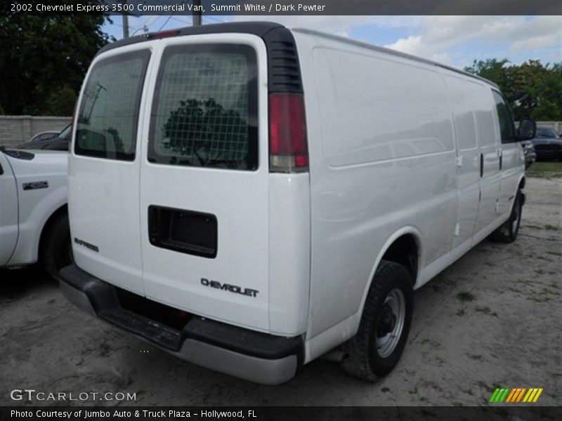 Summit White / Dark Pewter 2002 Chevrolet Express 3500 Commercial Van
