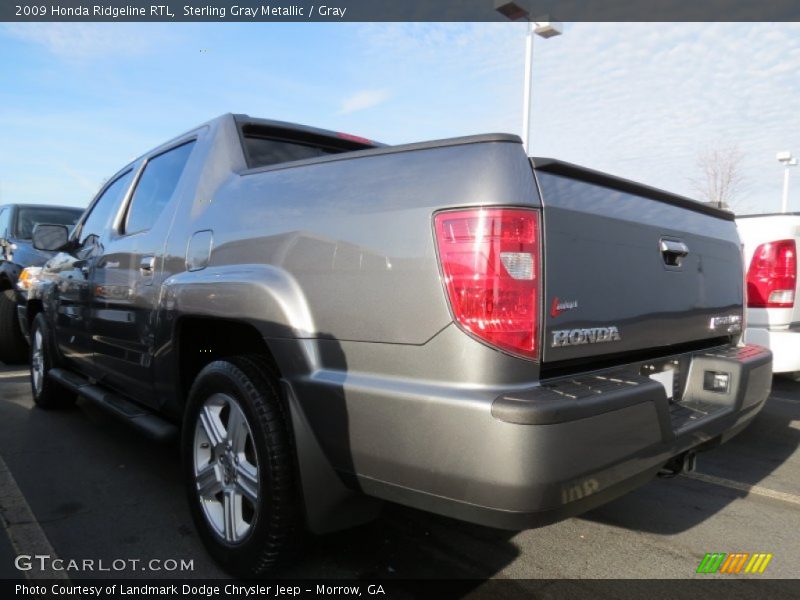 Sterling Gray Metallic / Gray 2009 Honda Ridgeline RTL