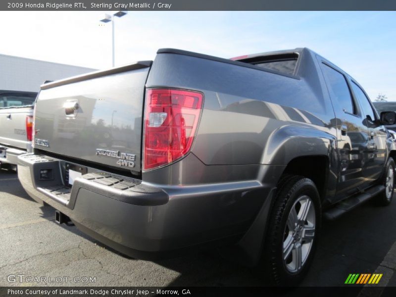 Sterling Gray Metallic / Gray 2009 Honda Ridgeline RTL