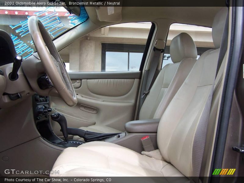 Bronzemist Metallic / Neutral 2001 Oldsmobile Alero GLS Sedan
