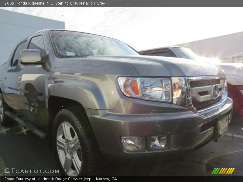 Sterling Gray Metallic / Gray 2009 Honda Ridgeline RTL