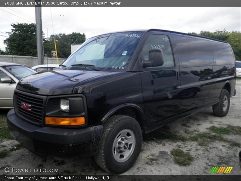 Onyx Black / Medium Pewter 2008 GMC Savana Van 3500 Cargo