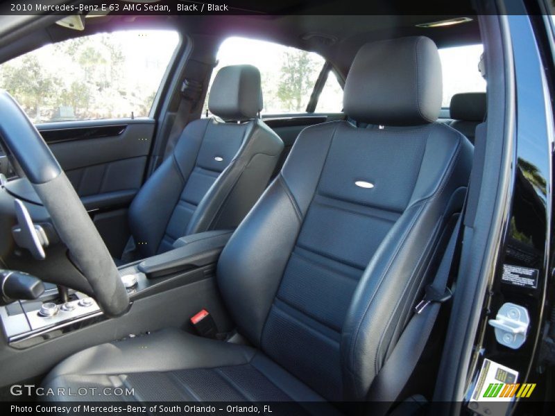 Black / Black 2010 Mercedes-Benz E 63 AMG Sedan