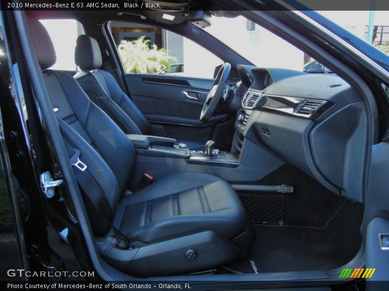 Black / Black 2010 Mercedes-Benz E 63 AMG Sedan