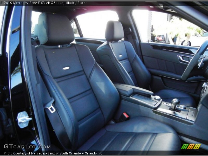 Black / Black 2010 Mercedes-Benz E 63 AMG Sedan