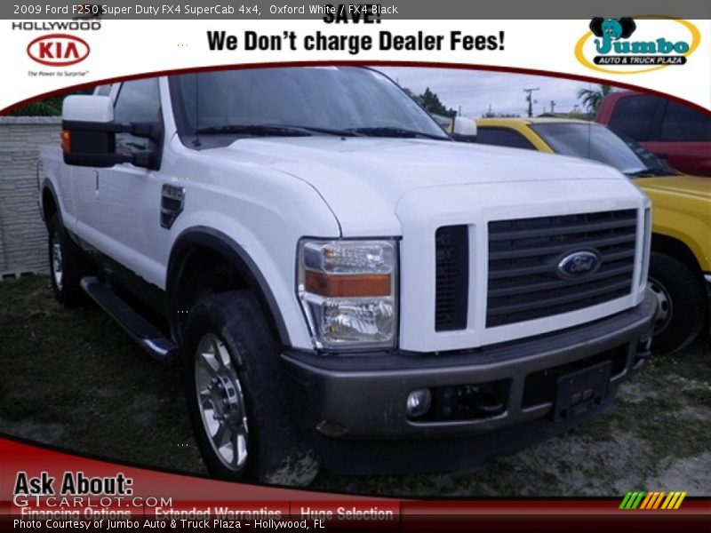 Oxford White / FX4 Black 2009 Ford F250 Super Duty FX4 SuperCab 4x4