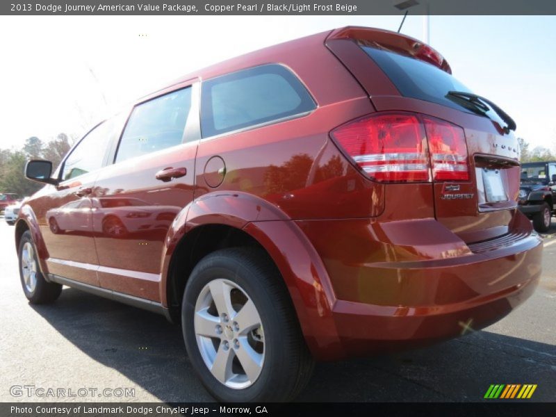 Copper Pearl / Black/Light Frost Beige 2013 Dodge Journey American Value Package