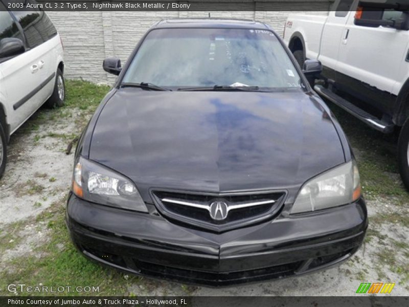 Nighthawk Black Metallic / Ebony 2003 Acura CL 3.2 Type S