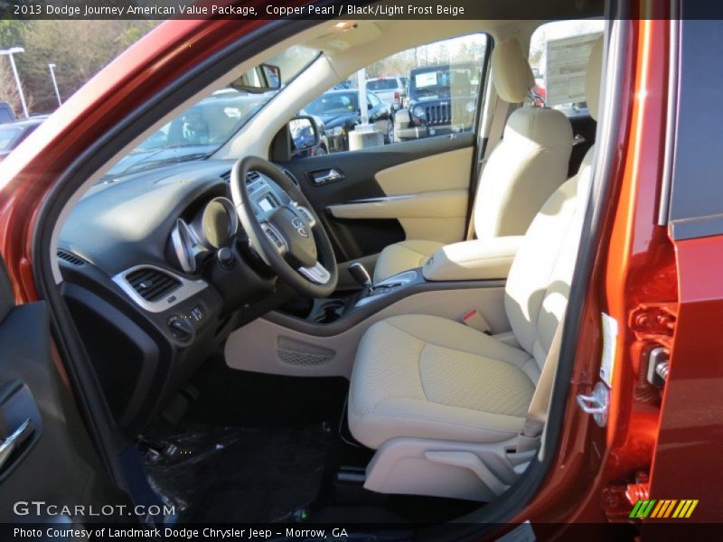 Copper Pearl / Black/Light Frost Beige 2013 Dodge Journey American Value Package