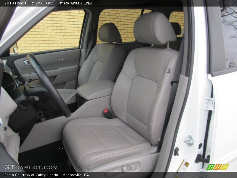 Taffeta White / Gray 2010 Honda Pilot EX-L 4WD