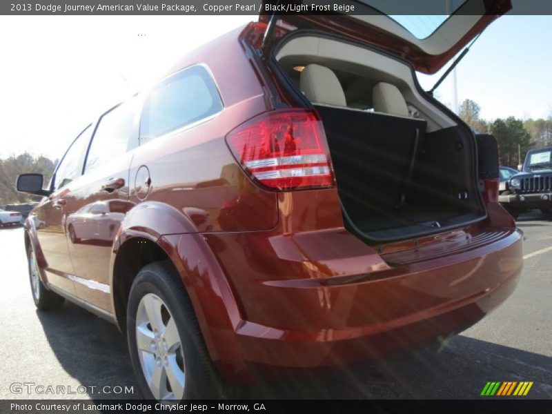 Copper Pearl / Black/Light Frost Beige 2013 Dodge Journey American Value Package