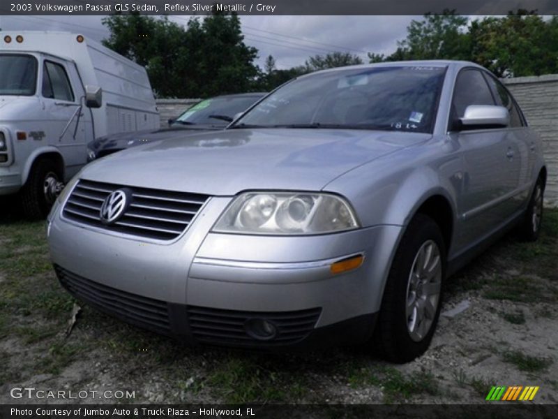 Reflex Silver Metallic / Grey 2003 Volkswagen Passat GLS Sedan