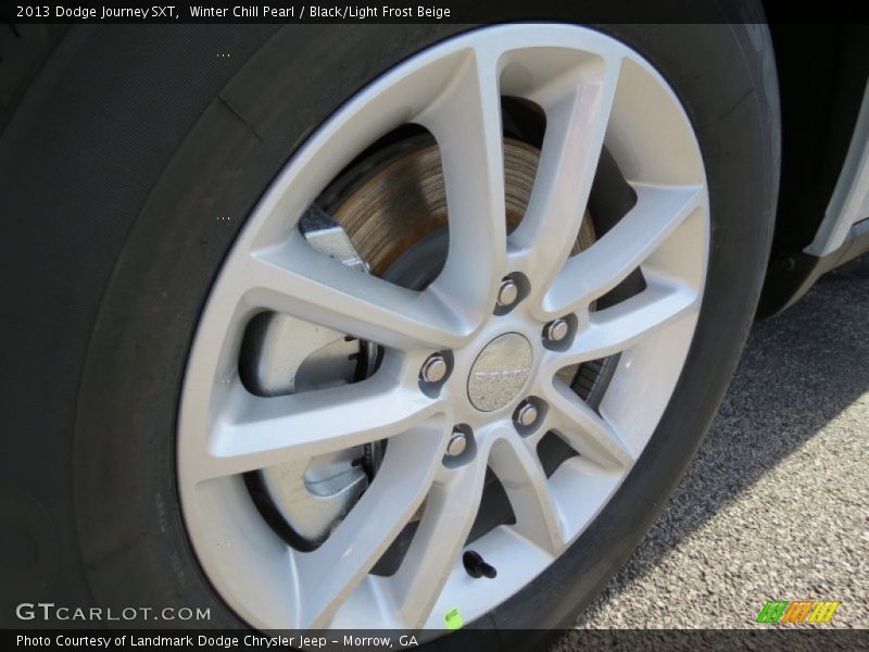 Winter Chill Pearl / Black/Light Frost Beige 2013 Dodge Journey SXT