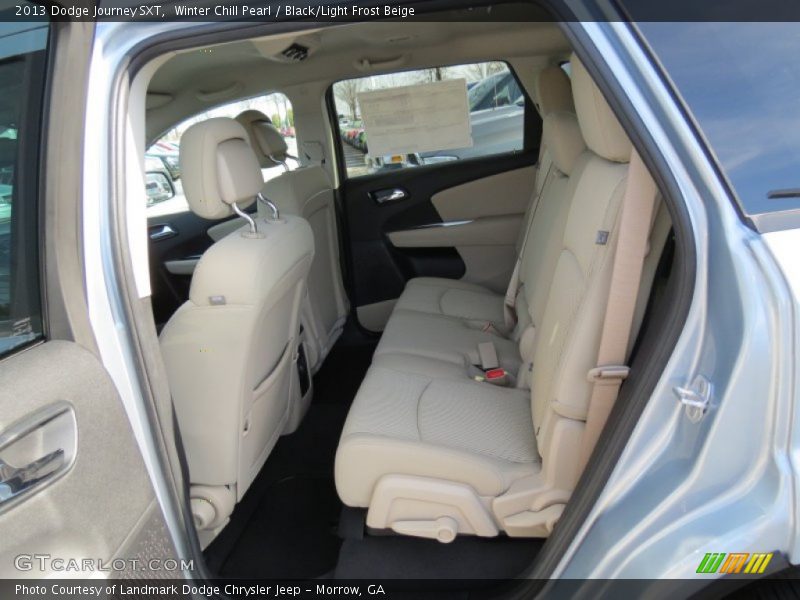 Winter Chill Pearl / Black/Light Frost Beige 2013 Dodge Journey SXT