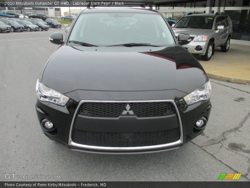 Labrador Black Pearl / Black 2010 Mitsubishi Outlander GT 4WD