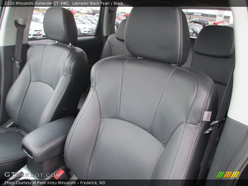 Labrador Black Pearl / Black 2010 Mitsubishi Outlander GT 4WD