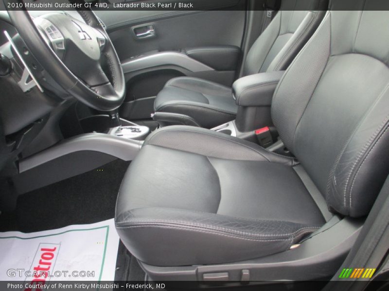 Labrador Black Pearl / Black 2010 Mitsubishi Outlander GT 4WD
