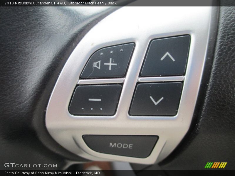 Labrador Black Pearl / Black 2010 Mitsubishi Outlander GT 4WD