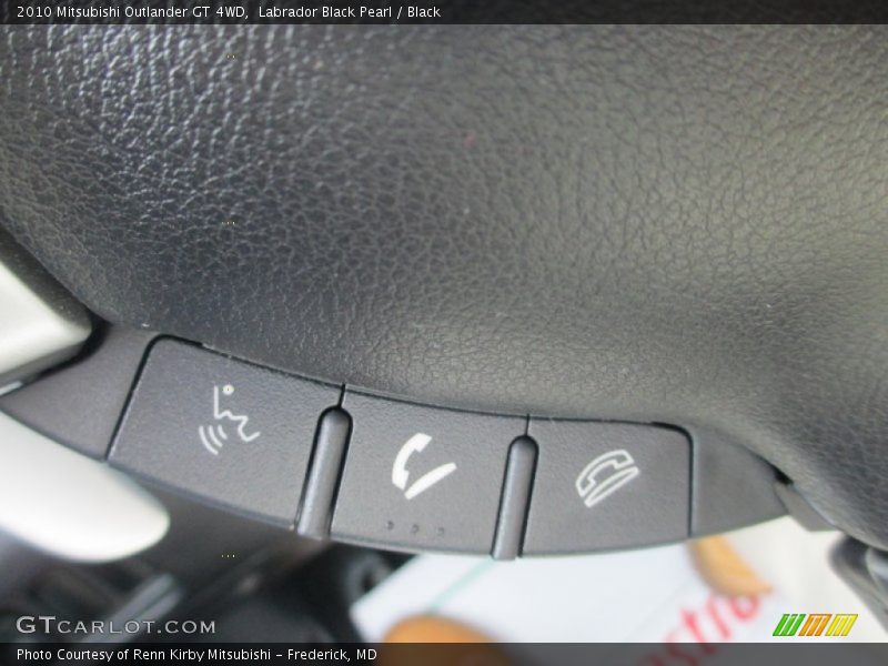 Labrador Black Pearl / Black 2010 Mitsubishi Outlander GT 4WD