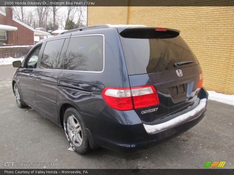 Midnight Blue Pearl / Gray 2006 Honda Odyssey EX