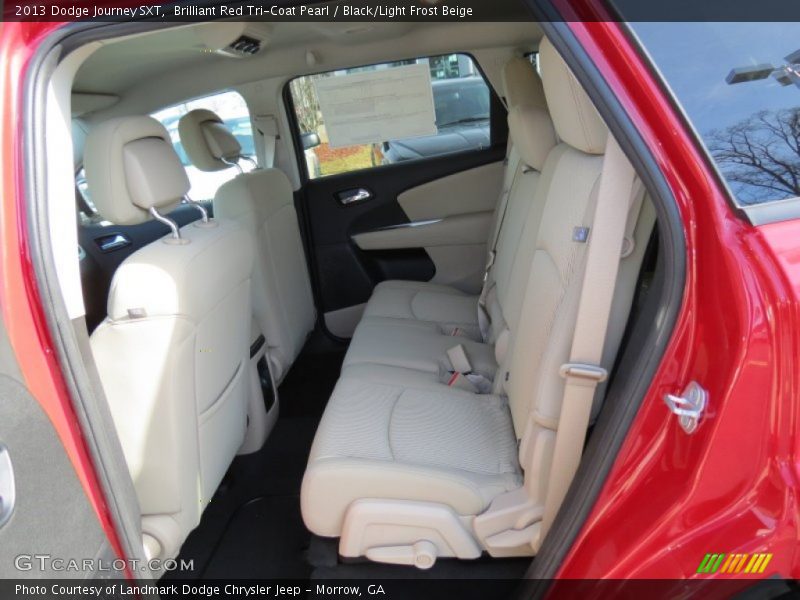Brilliant Red Tri-Coat Pearl / Black/Light Frost Beige 2013 Dodge Journey SXT