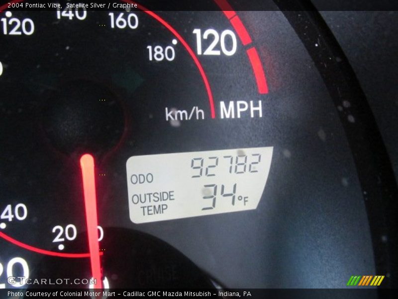 Satellite Silver / Graphite 2004 Pontiac Vibe