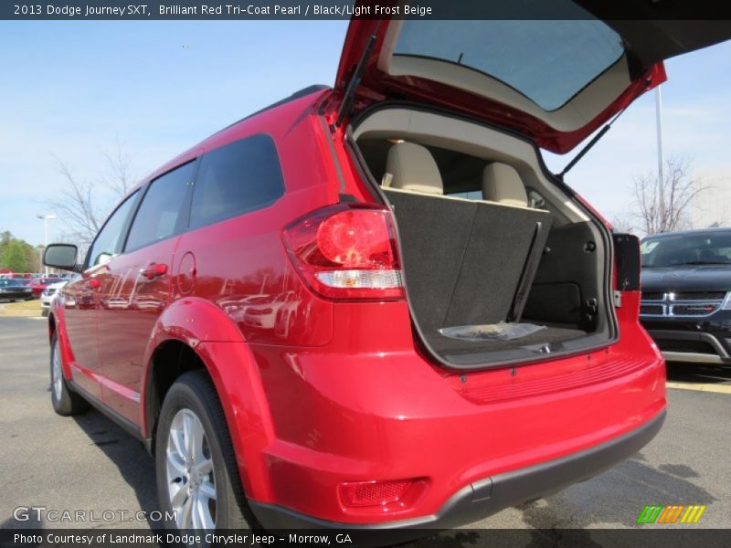 Brilliant Red Tri-Coat Pearl / Black/Light Frost Beige 2013 Dodge Journey SXT