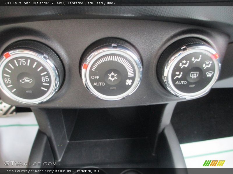 Labrador Black Pearl / Black 2010 Mitsubishi Outlander GT 4WD