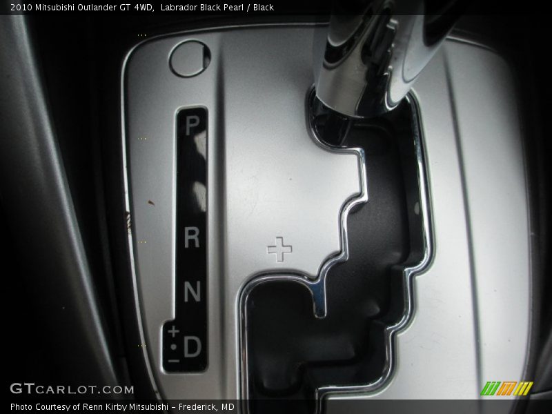 Labrador Black Pearl / Black 2010 Mitsubishi Outlander GT 4WD