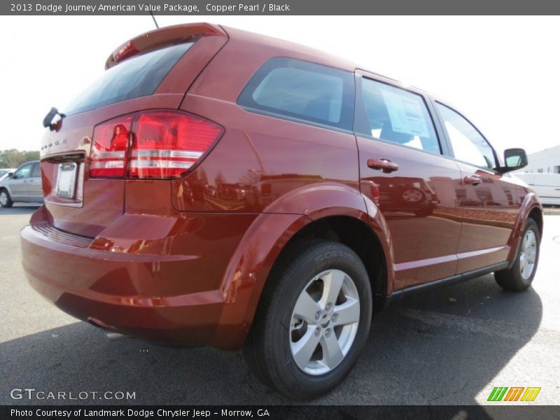 Copper Pearl / Black 2013 Dodge Journey American Value Package