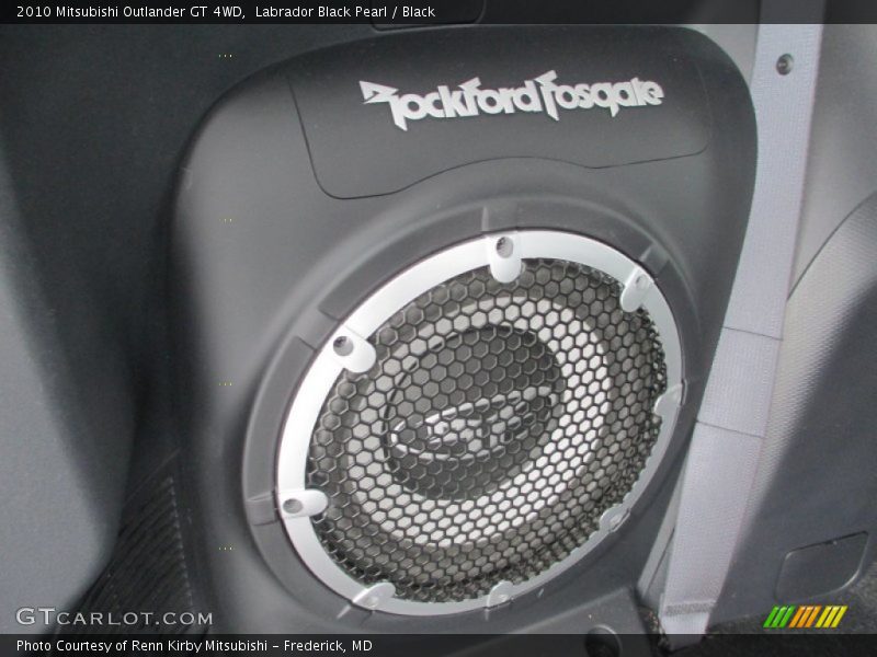 Labrador Black Pearl / Black 2010 Mitsubishi Outlander GT 4WD