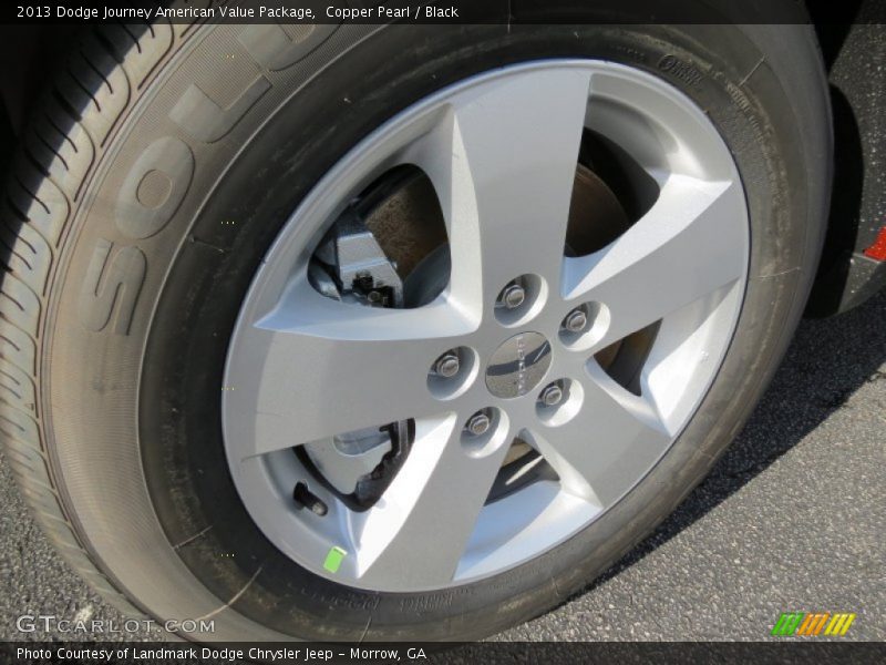 Copper Pearl / Black 2013 Dodge Journey American Value Package