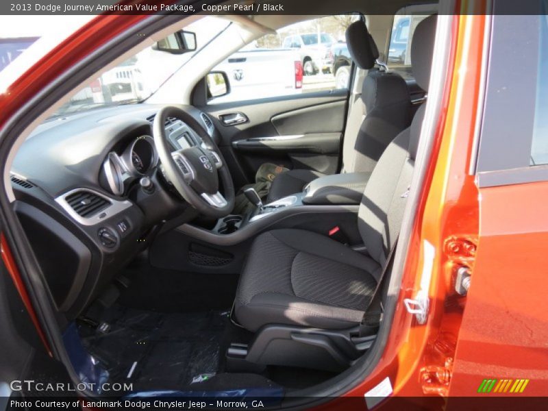 Copper Pearl / Black 2013 Dodge Journey American Value Package