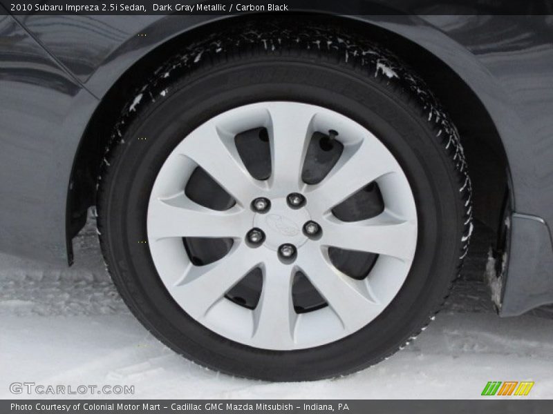 Dark Gray Metallic / Carbon Black 2010 Subaru Impreza 2.5i Sedan