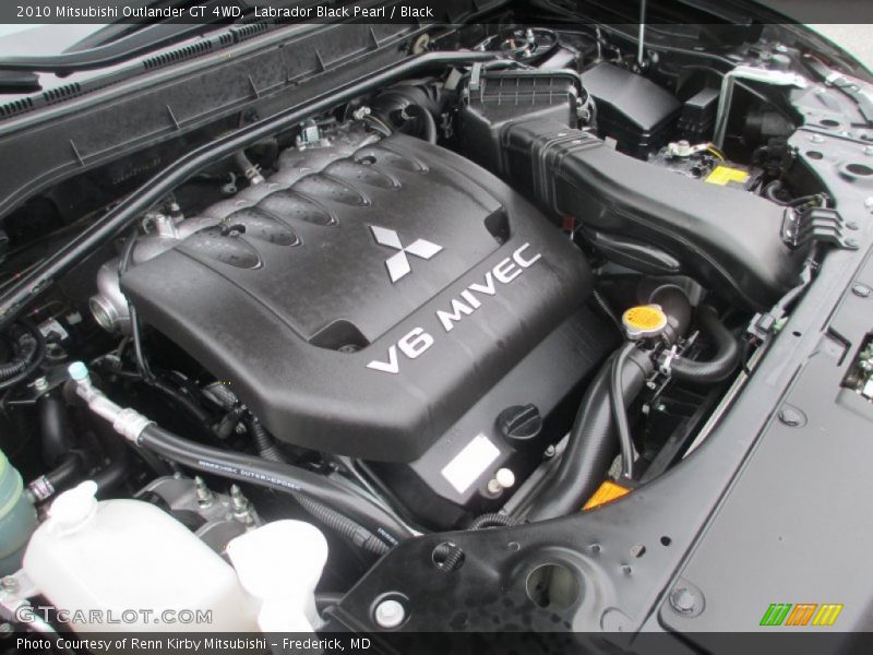 Labrador Black Pearl / Black 2010 Mitsubishi Outlander GT 4WD