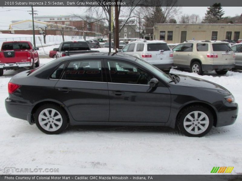 Dark Gray Metallic / Carbon Black 2010 Subaru Impreza 2.5i Sedan