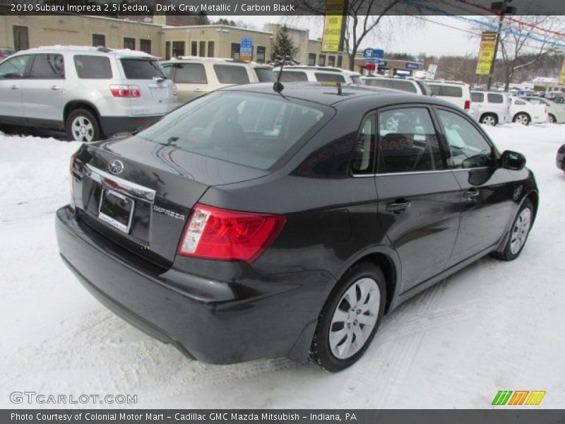 Dark Gray Metallic / Carbon Black 2010 Subaru Impreza 2.5i Sedan