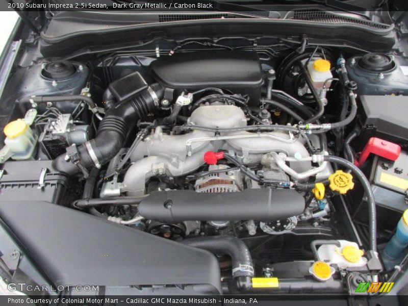 Dark Gray Metallic / Carbon Black 2010 Subaru Impreza 2.5i Sedan