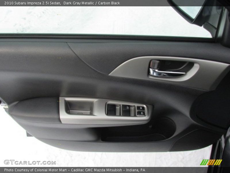 Dark Gray Metallic / Carbon Black 2010 Subaru Impreza 2.5i Sedan