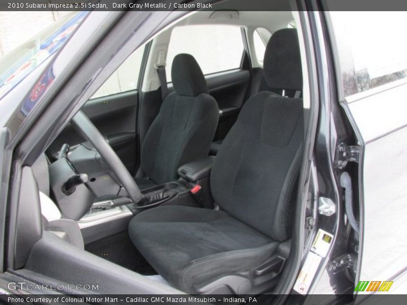 Dark Gray Metallic / Carbon Black 2010 Subaru Impreza 2.5i Sedan